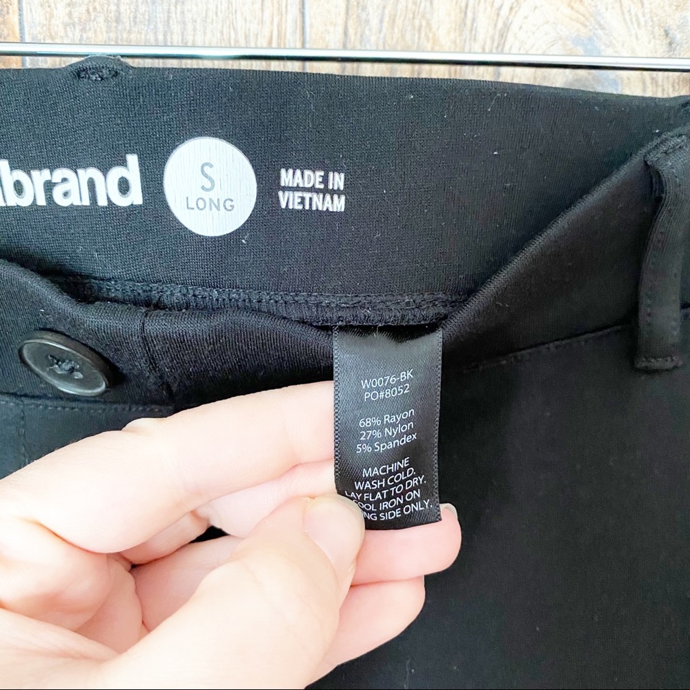 Betabrand LONG small Dress Pant Yoga Pant Black style W0076-BK - Picture 3 of 7